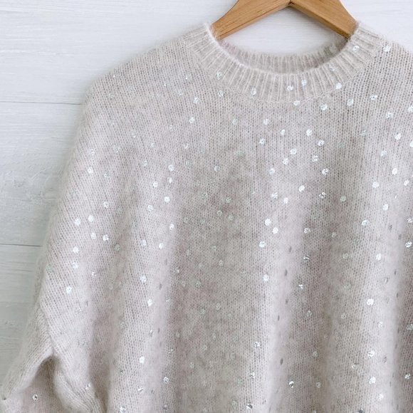 Sezane La Maille Paris - Women's Crew Neck Wool Mohair - Picture 2 of 6